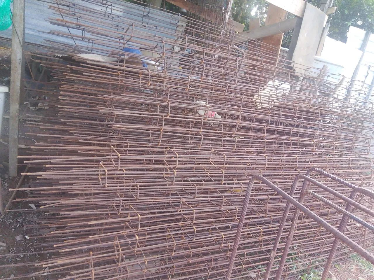 Coluna de vergalhão 