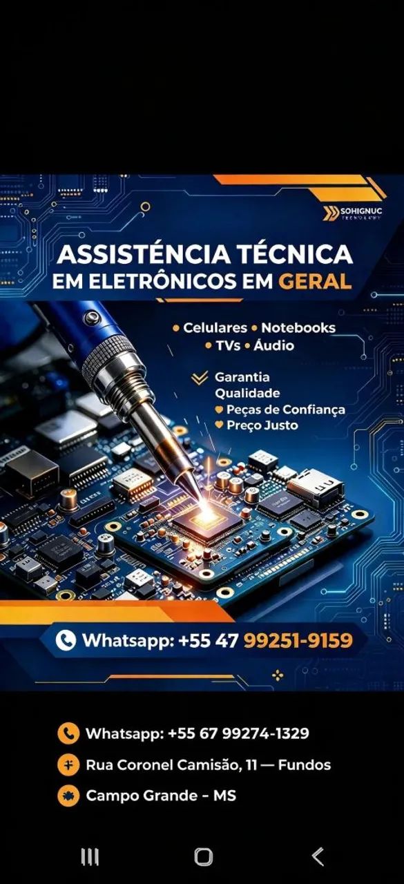 Assistência técnica!