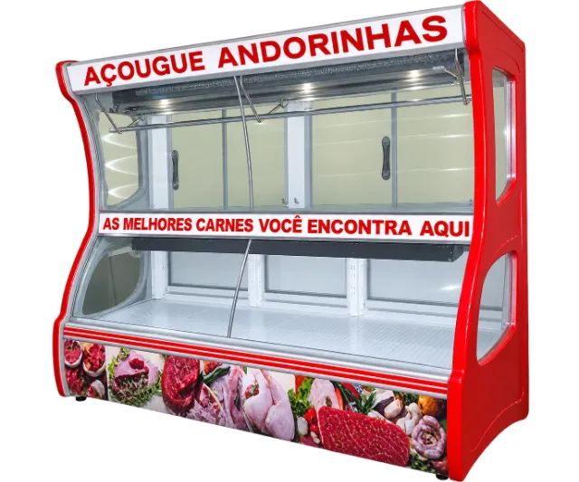 Balcão Expositor Refrigerado para Açougue com Tendal - Excelente Estado! - Foto 4