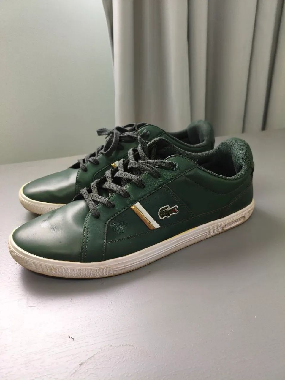 Tênis Lacoste Europa LCR BRZ Masculino (Tam. 44) Original<br