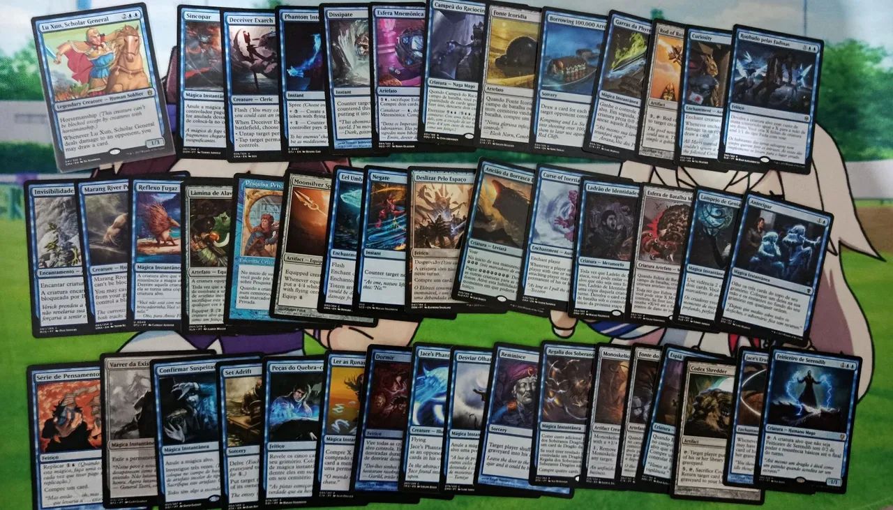 Commander mono BLUE iniciante budget( ler descrição)