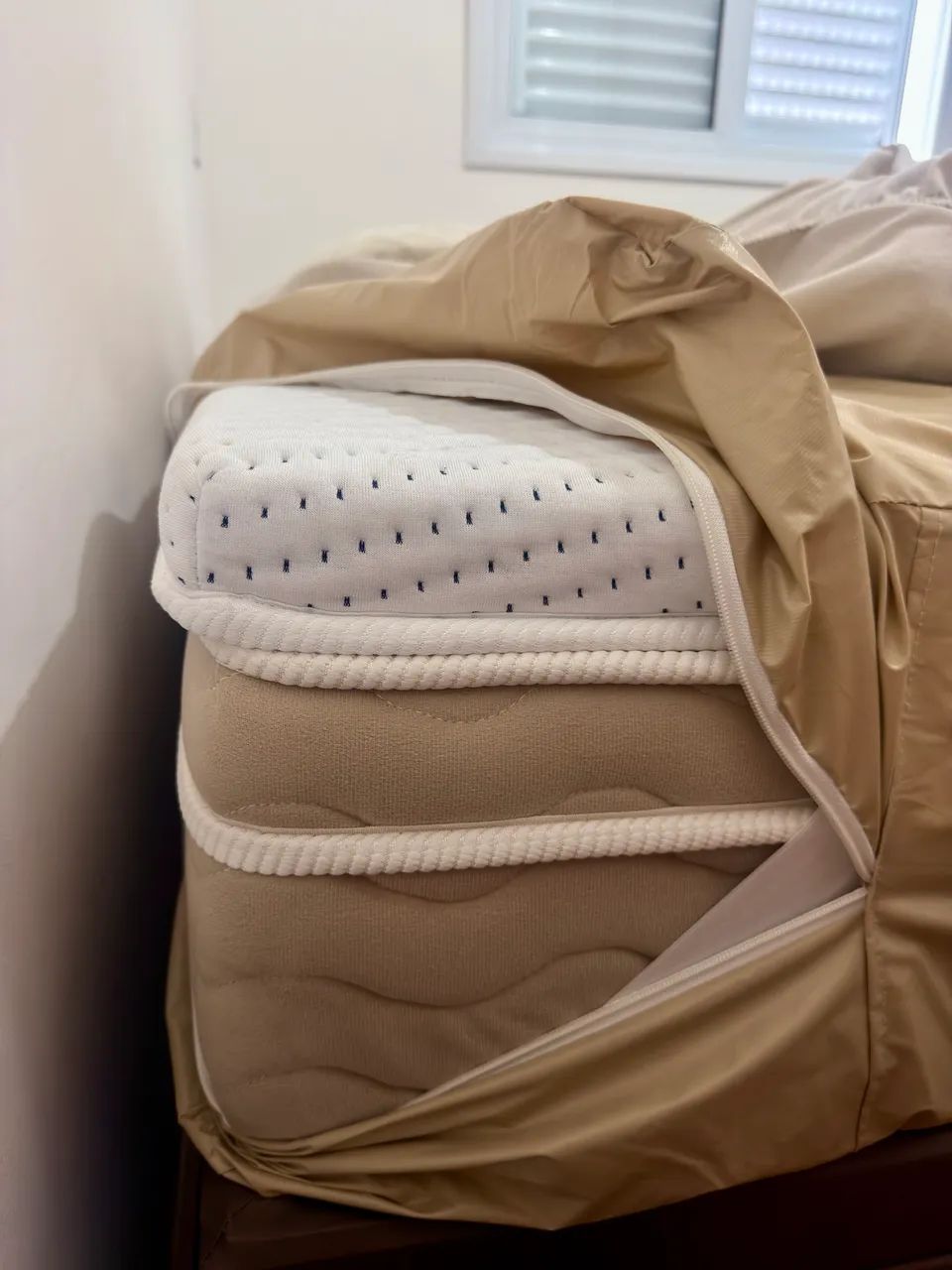 ? CAMA BOX BAÚ CASAL + COLCHÃO ORTOBOM AIRTECH - Foto 2