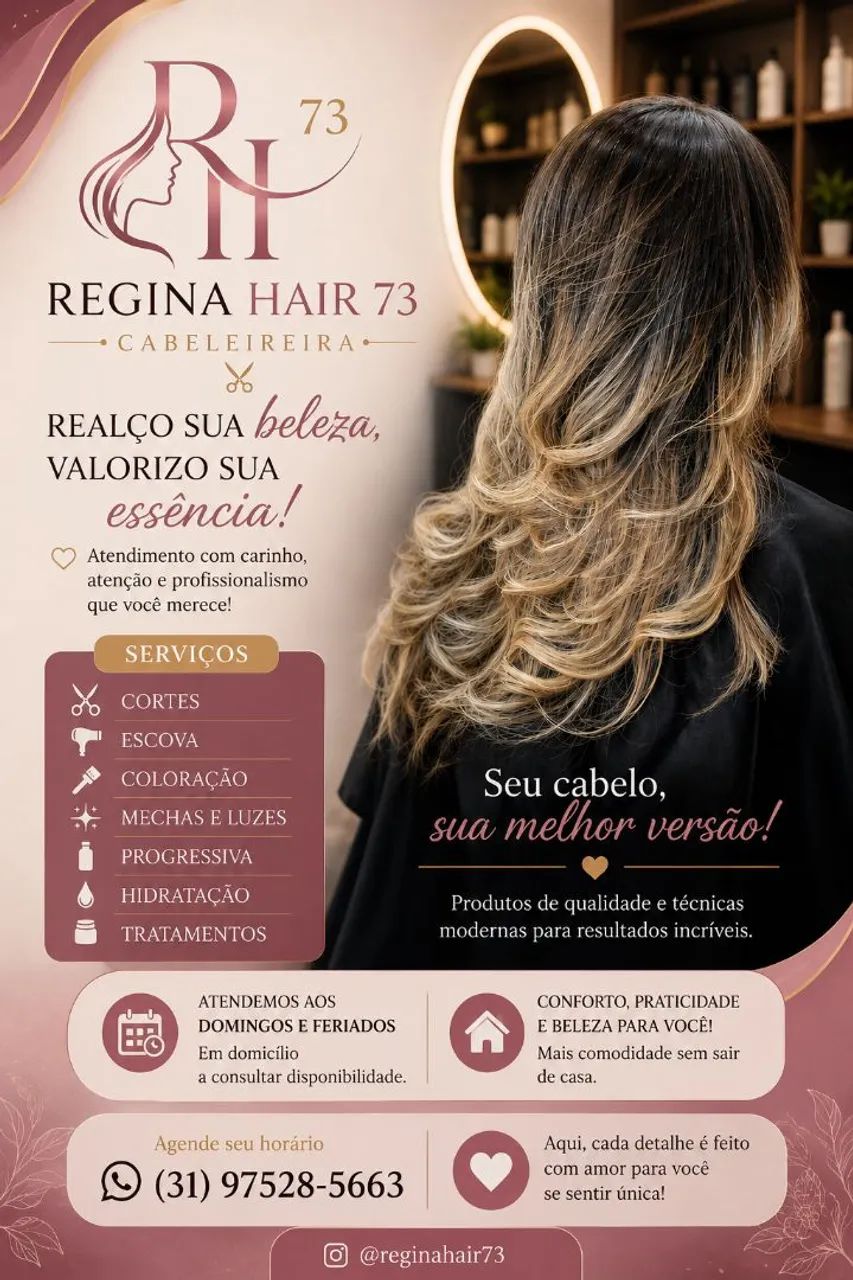 | Salão de Beleza Completo | Atendimento em Domicílio
