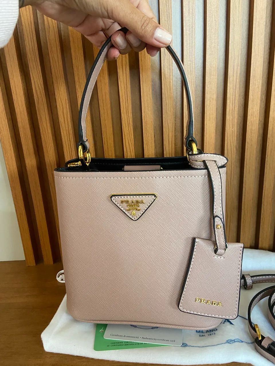 Bolsa prada rose