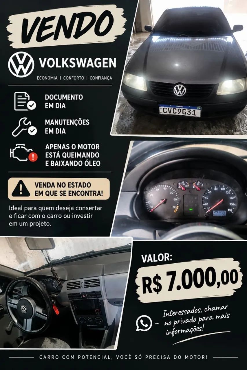 Volkswagen Gol GOL 1.0 PLUS 16V 2P 2001