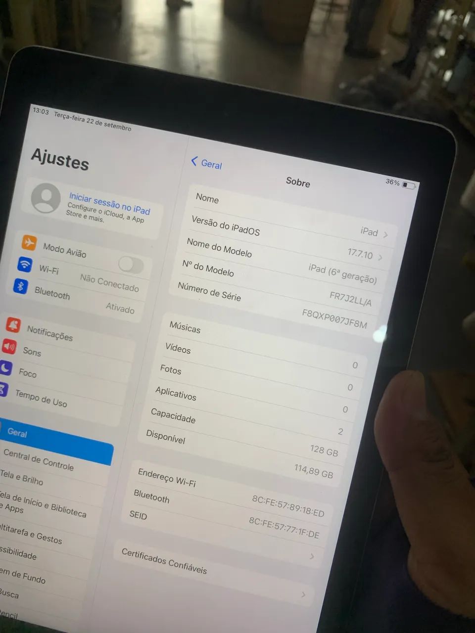 iPad 6 geração 128gb - Foto 2