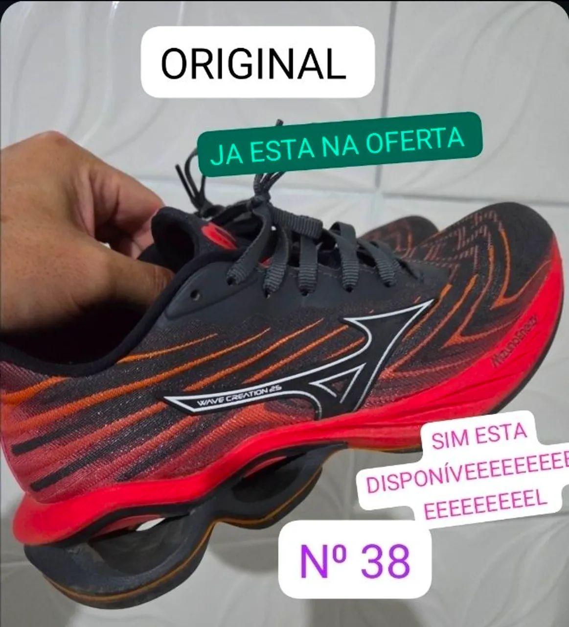 Tenis mizuno n38 - Calçados Esportivos - Mineirão, Belo Horizonte