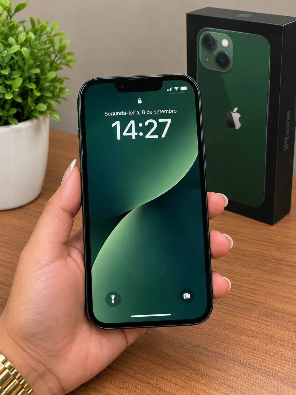 IPHONE 13 128 GB VERDE - Foto 2