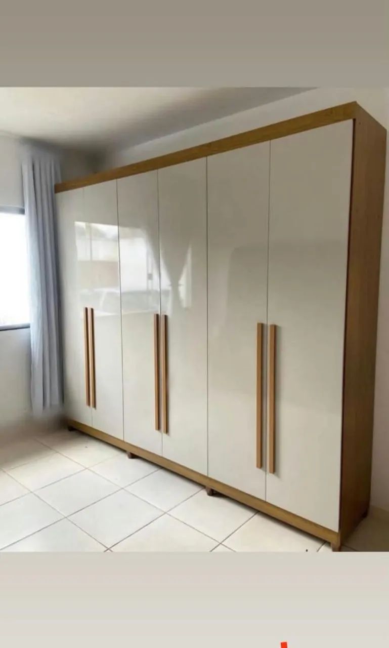 Guarda roupa Alvorada Nature off white - 100% MDF  - Foto 2