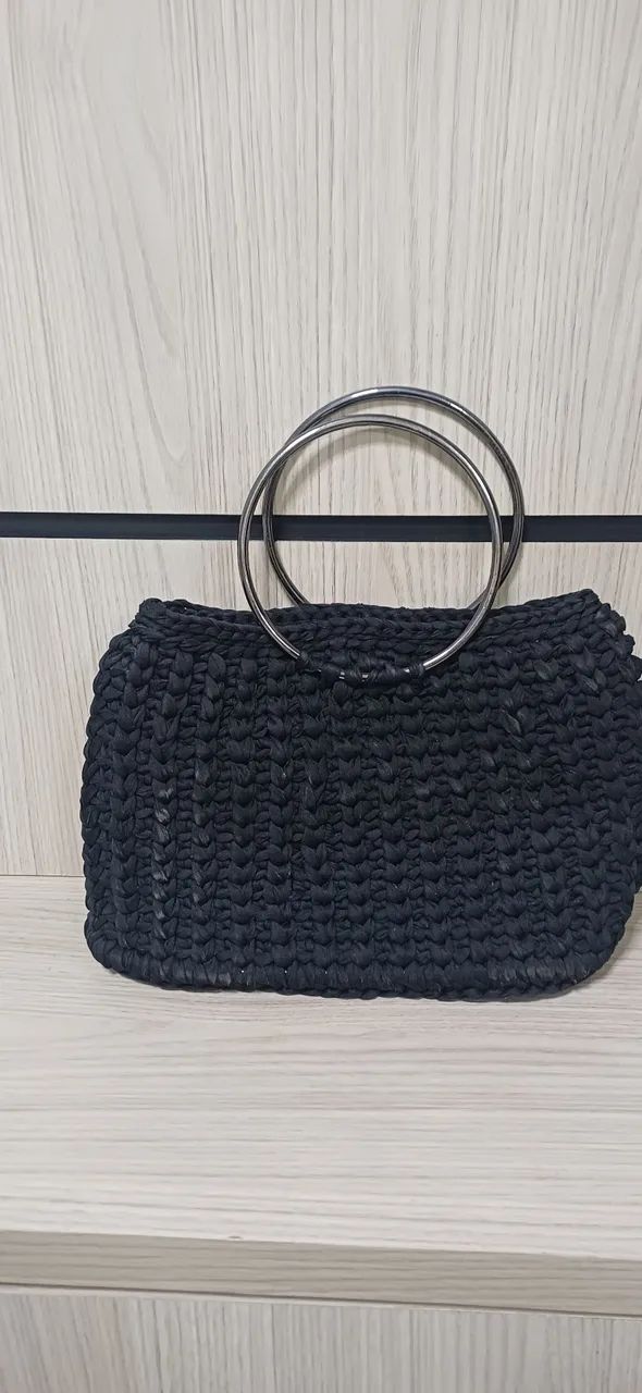 Bolsa de Croche grosso alça argola