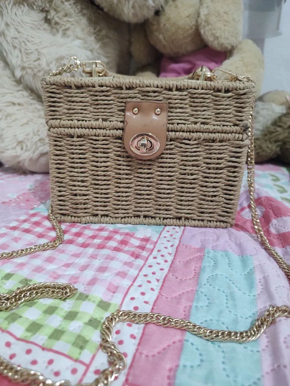 Bolsa de palha estruturada 