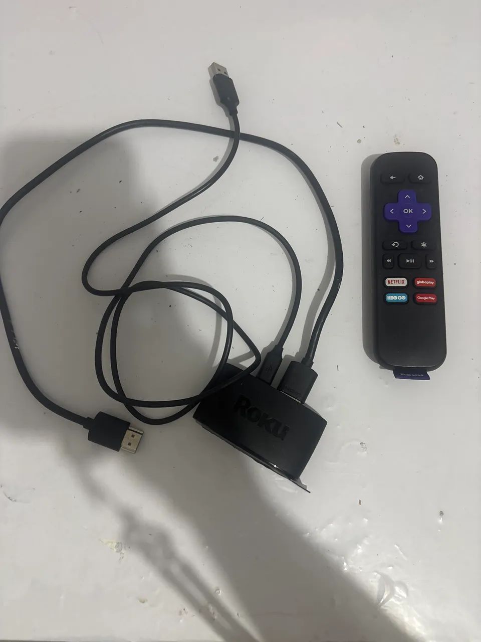 Conversor para smartv ROKU novo sem defeitos 