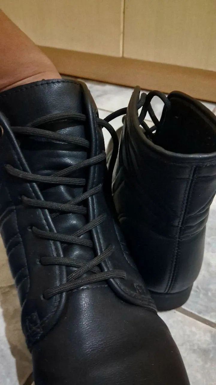 BOTA PRETA (cano curto) - Foto 4