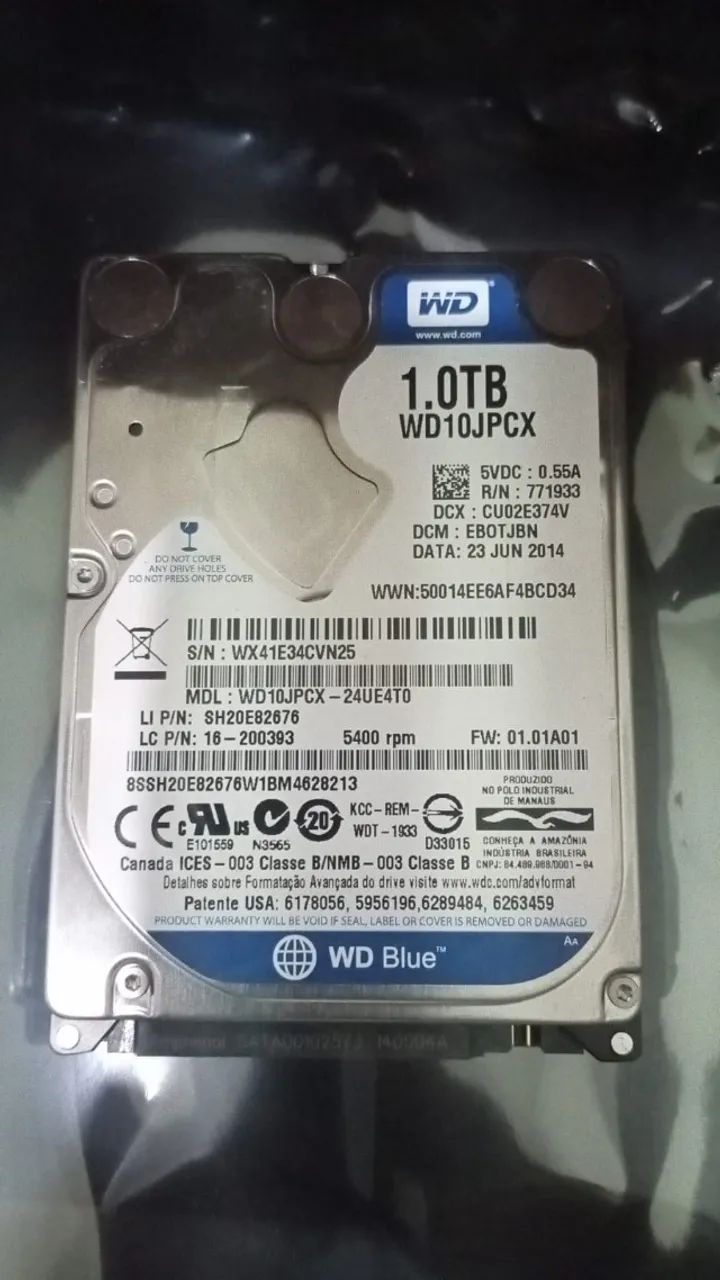 HD Notebook 1 Tera