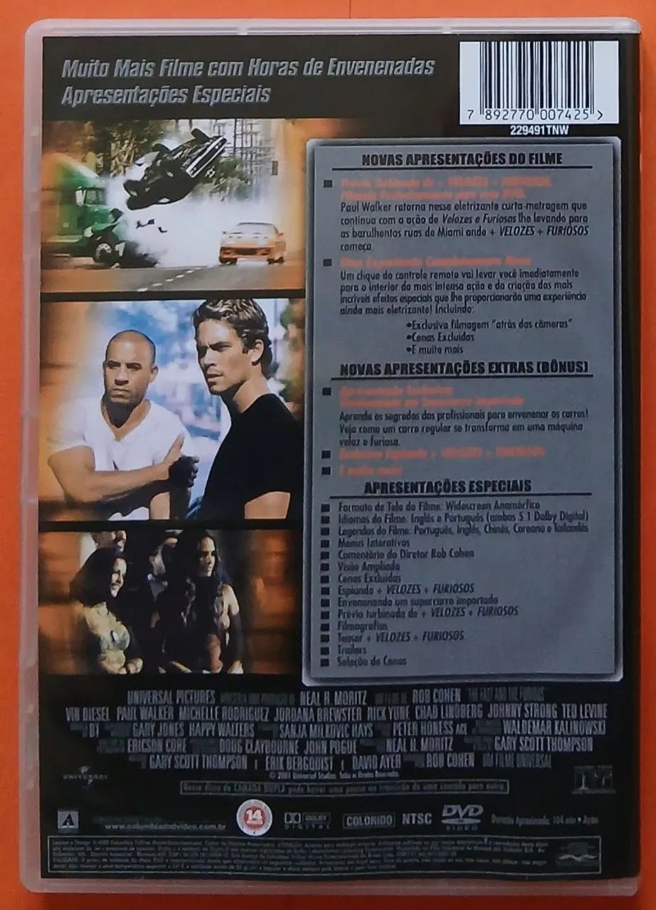 Dvd Velozes e Furiosos - Edição Envenenada  - Foto 2