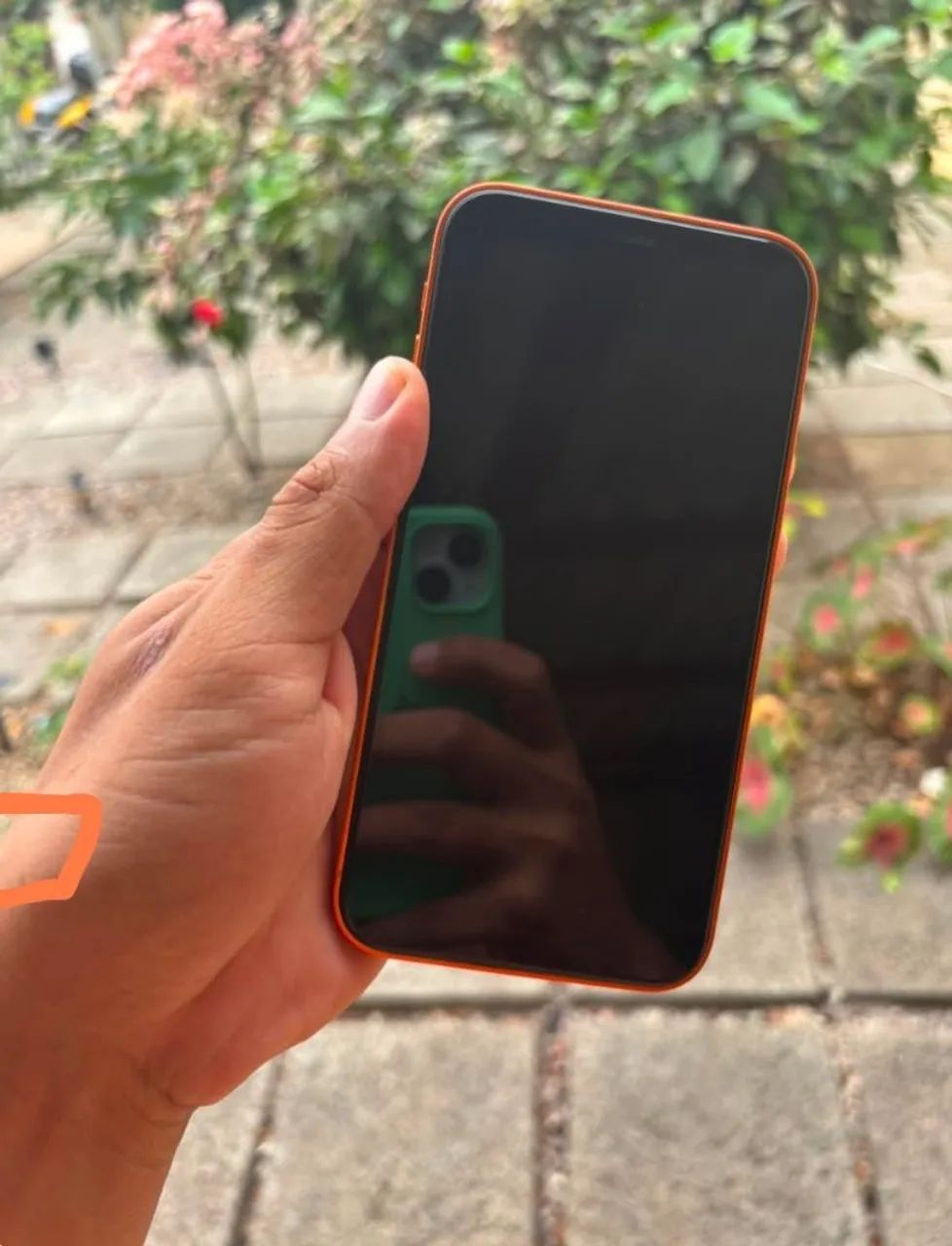 IPhone 11 Carcaça do 17 Pro Laranja  - Foto 2