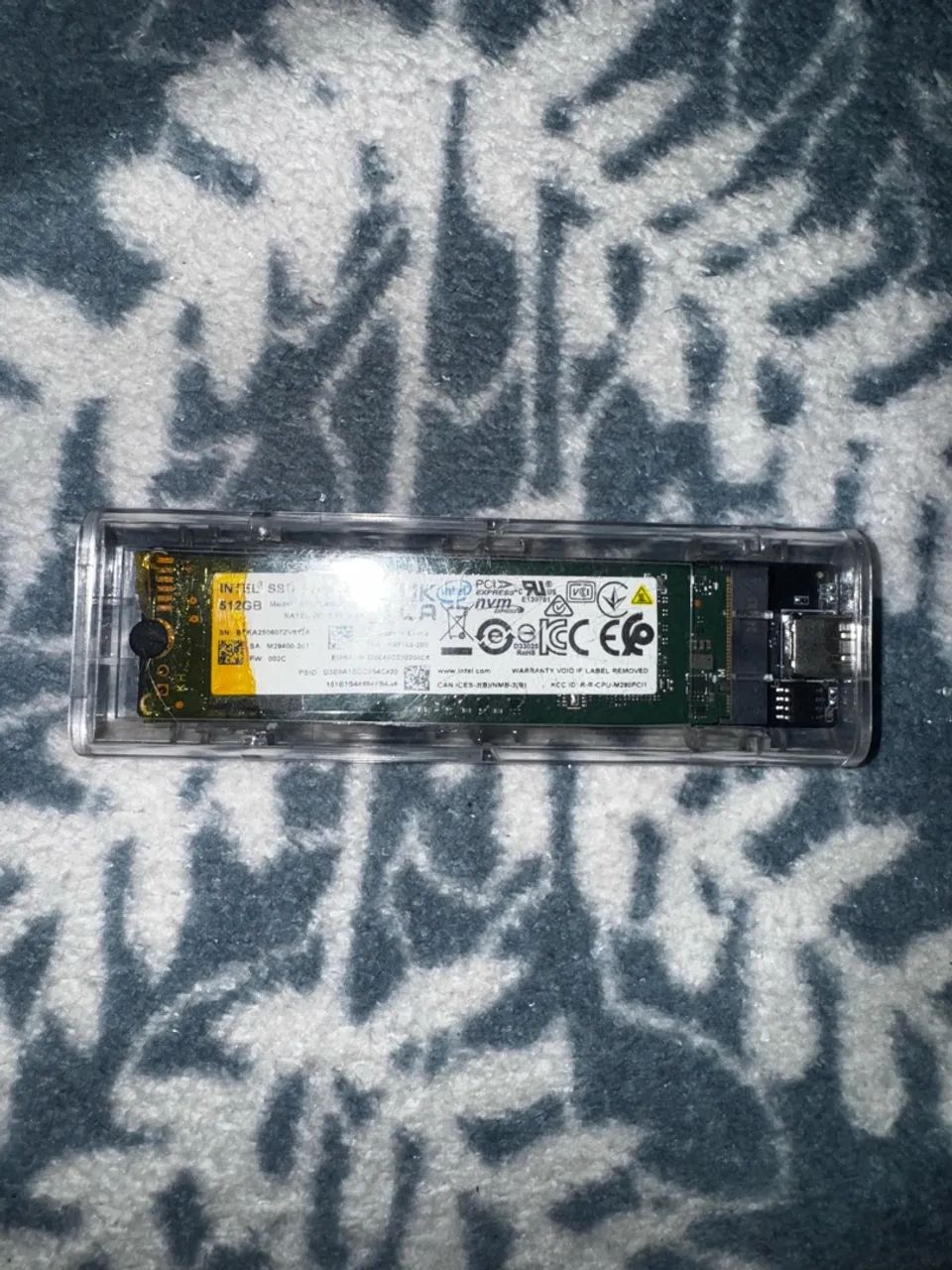 SSD NVME 512GB Intel com Case - Foto 3