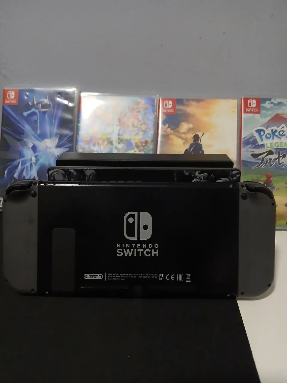 Nintendo Switch v1 - Versão Japonesa Super Smash Bros + Jogos