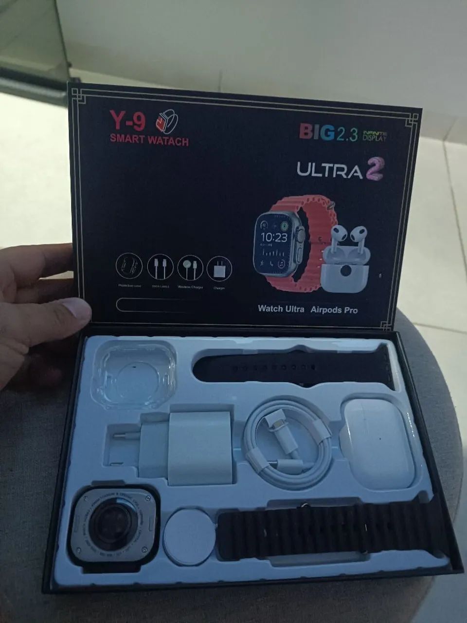 Smart watch mais fone bluetooth 