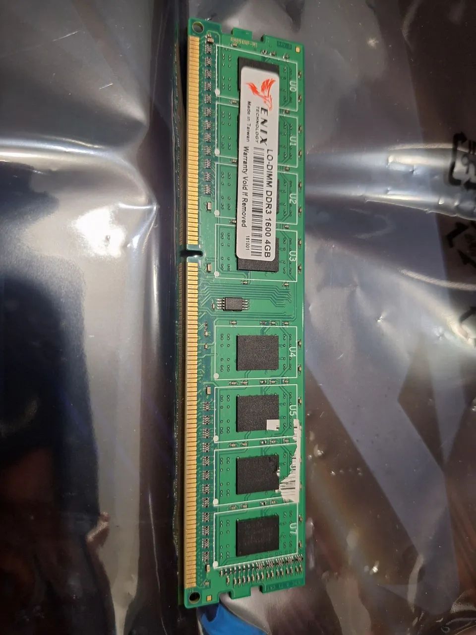 Memoria DDR3 clock 1600 4GB SR.