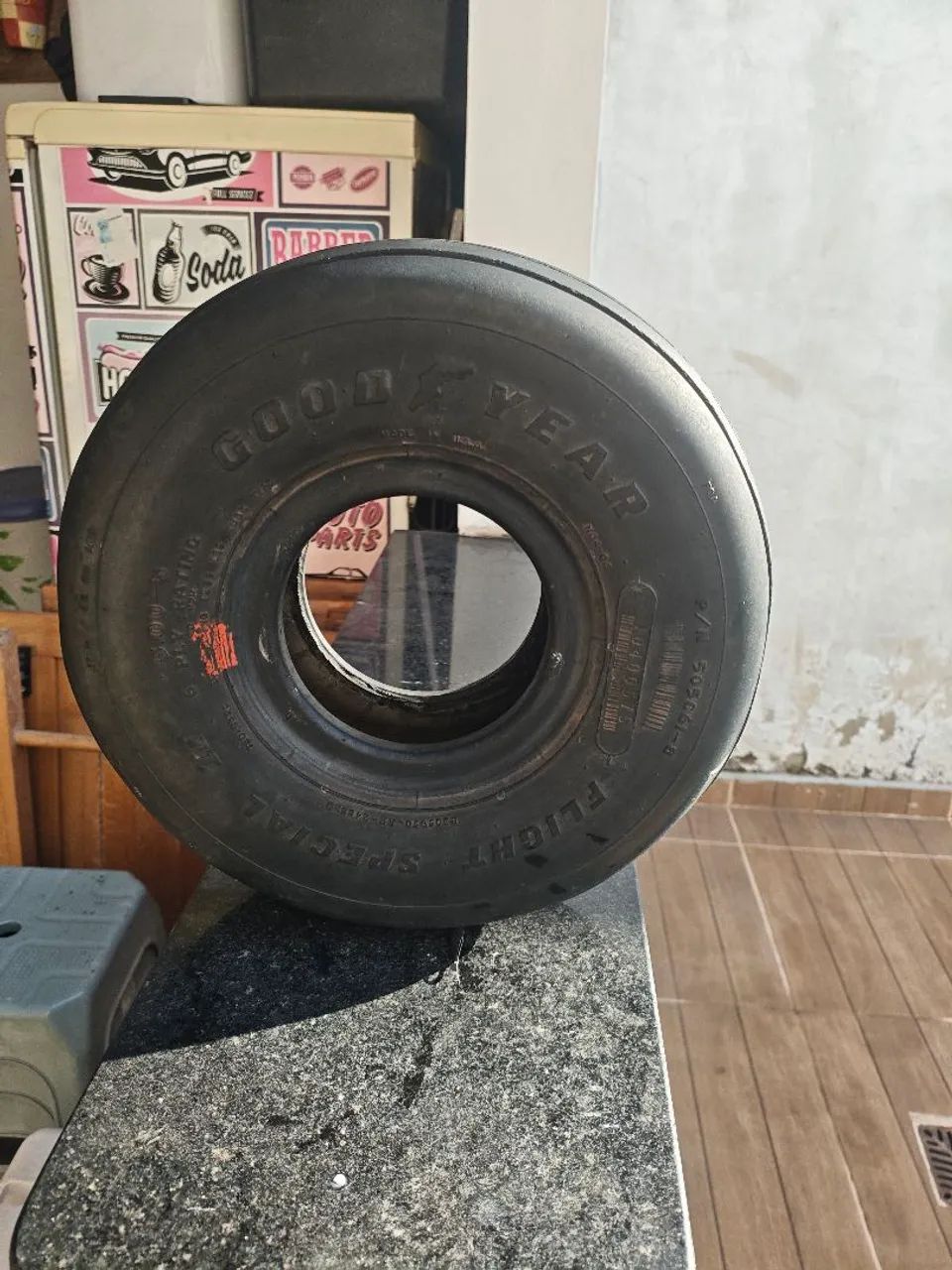 Pneu Avião usado 