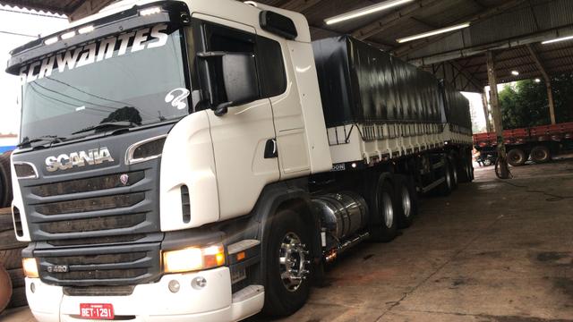 Scania g420 Bitrem randon