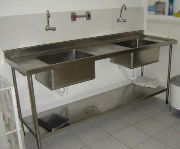 (| Inox para seu comércio sob medida pias mesas Cubas e prateleiras - Foto 2
