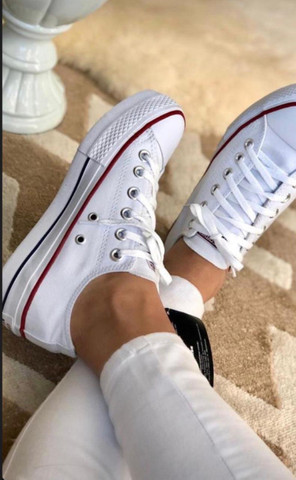 Chegou !!! All Star lona plataforma alta