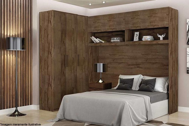 Quarto roupeiro modulado casal - Foto 3