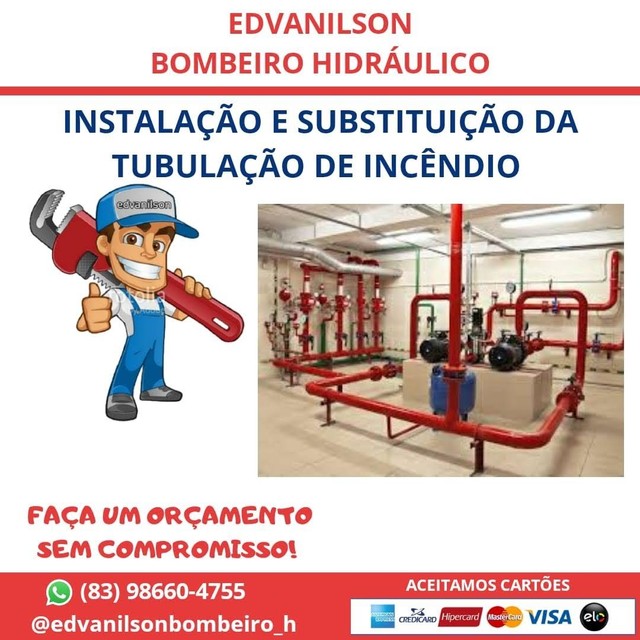 Trabalhamos com substituição de tubulação de hidrante e combate a incêndio - Foto 3