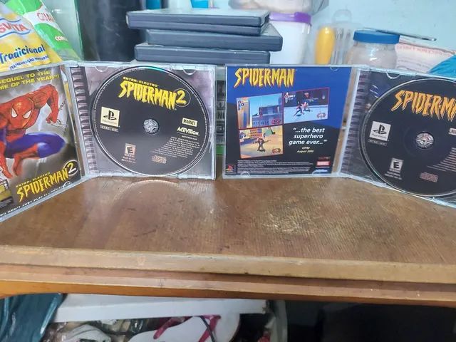 Spider-Man 2: Enter Electro Jogo PS1 Midia Fisica