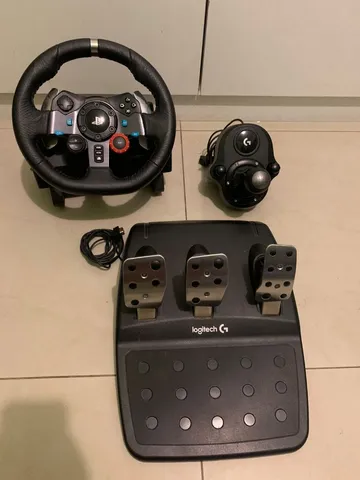 Volante Logitech G27, Pedais, Câmbio *impecável* C/ Caixa (parcelo 12x)  @volantes_la - Hobbies e coleções - Boehmerwald, Joinville 1256434177