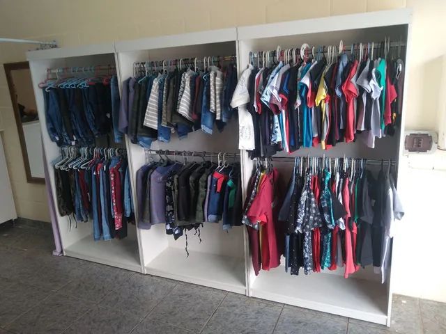 Arara para loja de roupas em MDF. - Foto 3