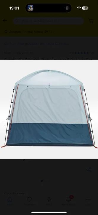 Barracas de Camping - gazebo quéchua - usado  - Foto 3