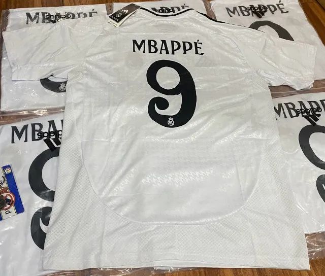 Camisa Branca Real Madrid 2025 Mbappé Qualidade - Foto 4