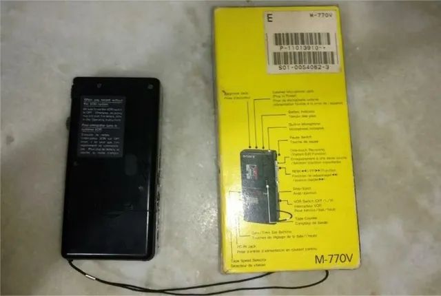 Micro cassete recorder  um Panasonic e  outro Sony - Foto 5