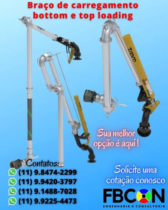 Braço de carregamento para caminhão - Top e Bottom Loading - Foto 2
