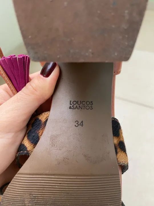 Sandália Salto Alto Laço Animal Print - Foto 5