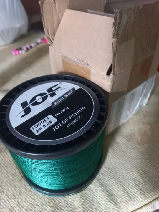 Linha multifilamento 8 fios, 1000 metros - Foto 2