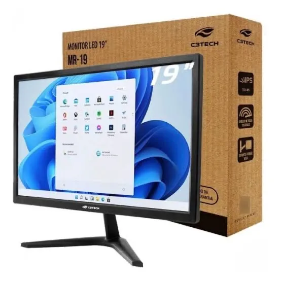 Monitor LED 19'' C3Tech MR-19 - Novo