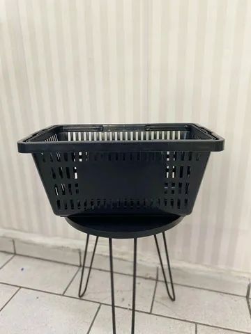 Cesto de Mercado Preto para Loja 