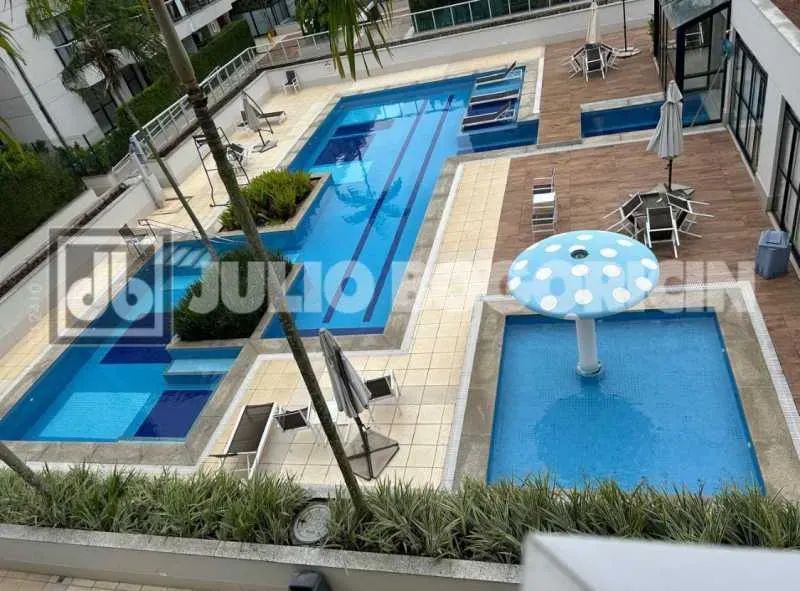 Recreio Garden piscina 2 quartos (1suite) 1 vaga condomínio lazer completo portaria 24 hor - Foto 4