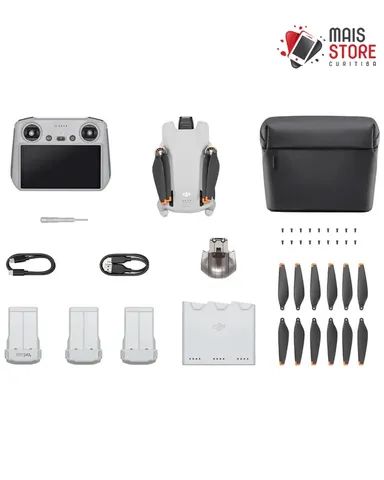Drone Dji Mini 3 Fly More Combo (RC) Novo/Lacrado