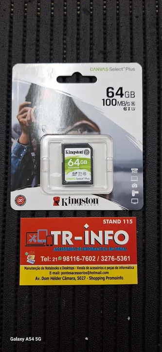 Cartão Memória SD 64GB