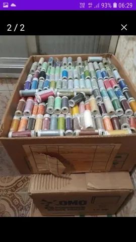 Linha de costurar várias cores marca guterman 