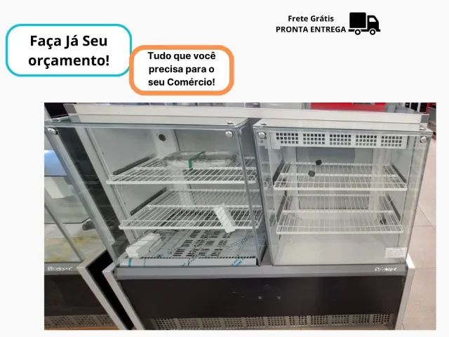 Balcão Refrigerado / Estufa Gelopar 1,40M Novo