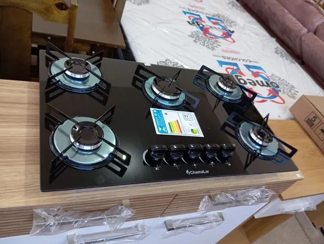 fogão cooktop 5 bocas 