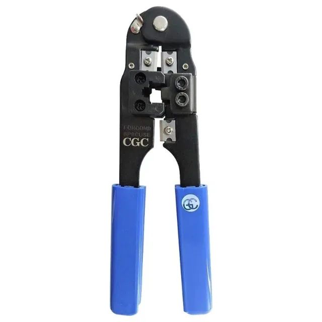 Alicate De Crimpar Decapar E Corte Cabo De Rede Rj45 Gc-210c - Foto 2