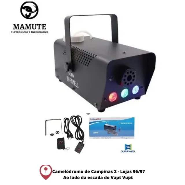 Maquina De Fumaça 600w RGB Durawell