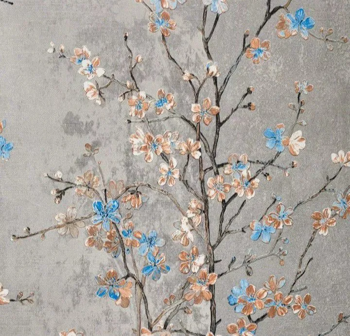 Papel de parede Floral vinílico lavável